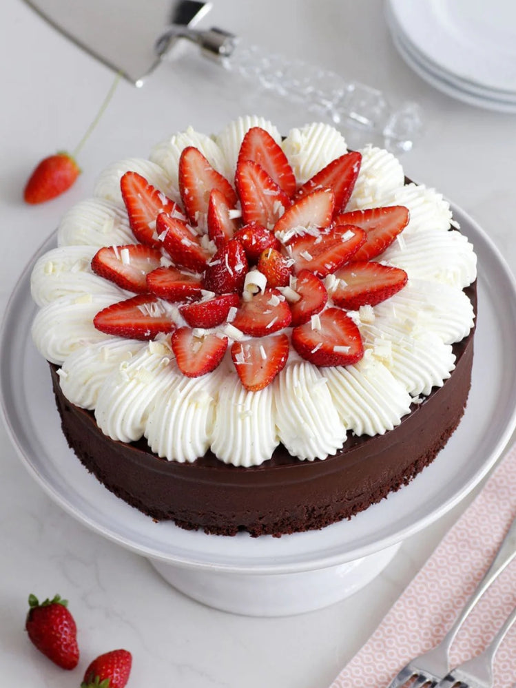 Belgian Chocolate Strawberry Cake (Seasonal)