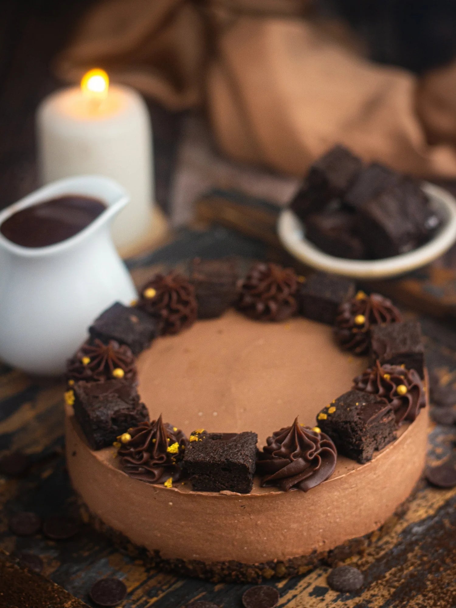 Royal crunchy Belgium Chocolate Mousse cake