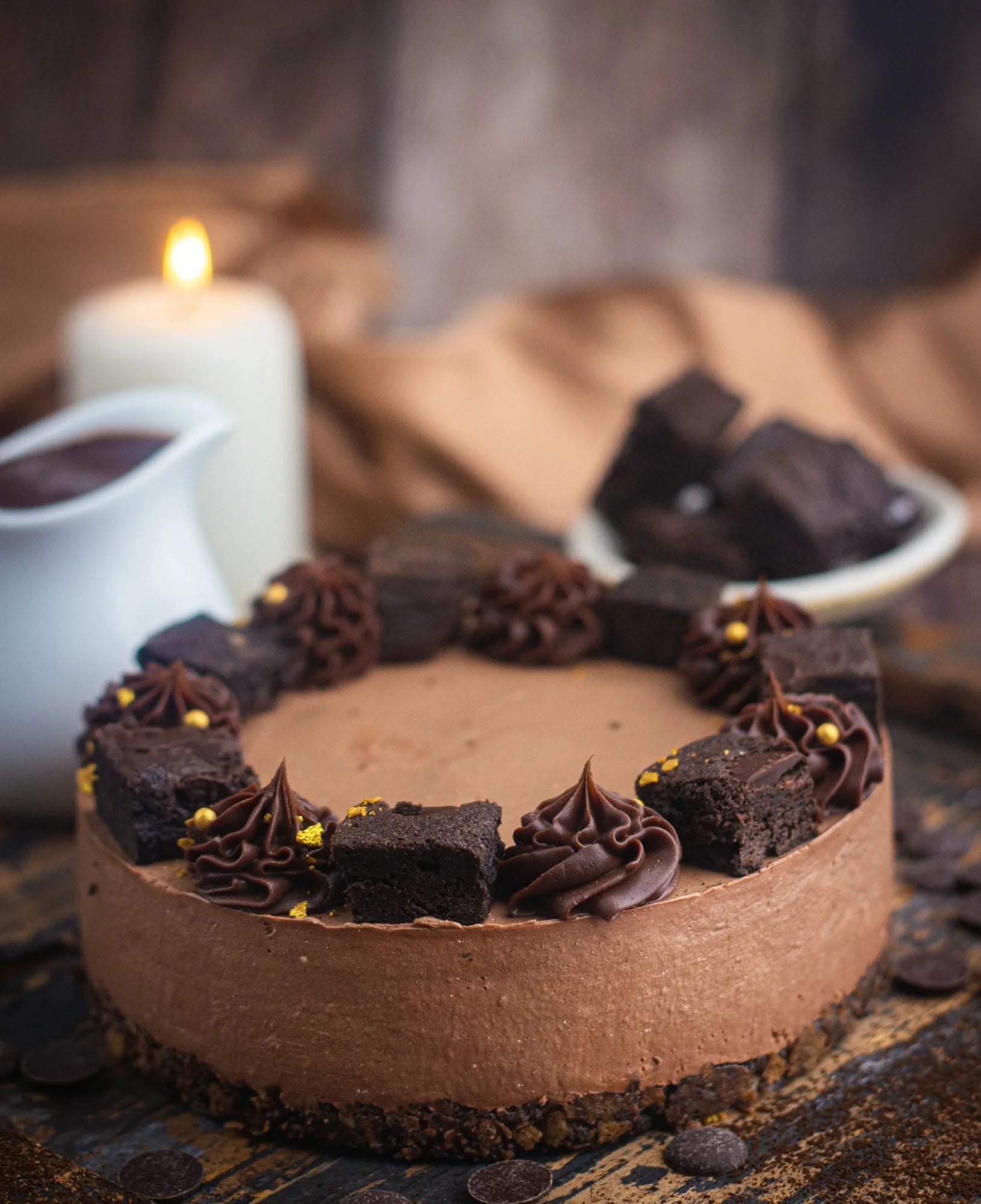 Royal crunchy Belgium Chocolate Mousse cake