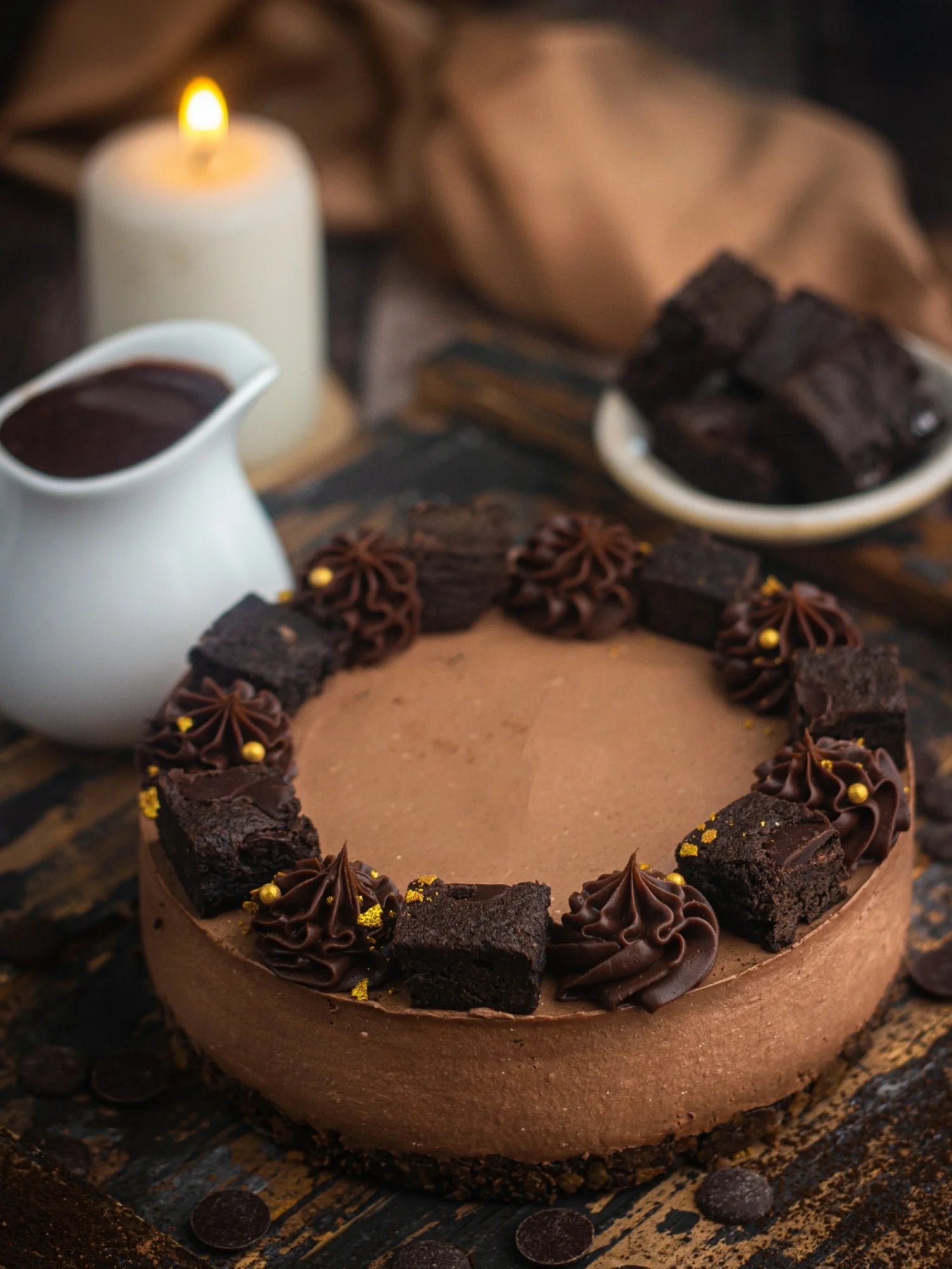 Royal crunchy Belgium Chocolate Mousse cake