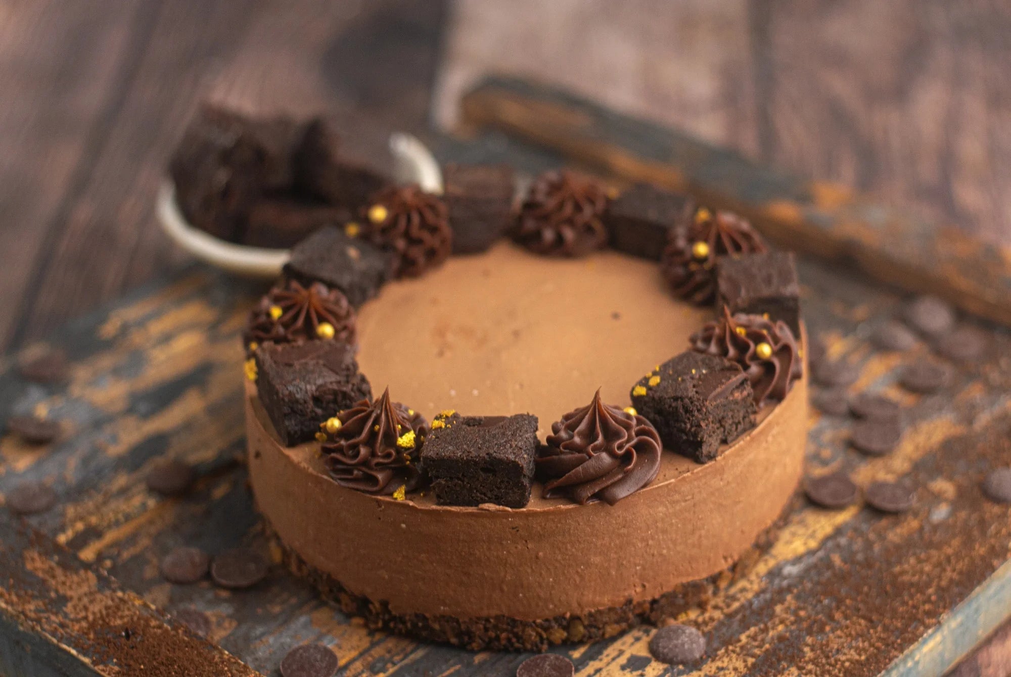 Royal crunchy Belgium Chocolate Mousse cake