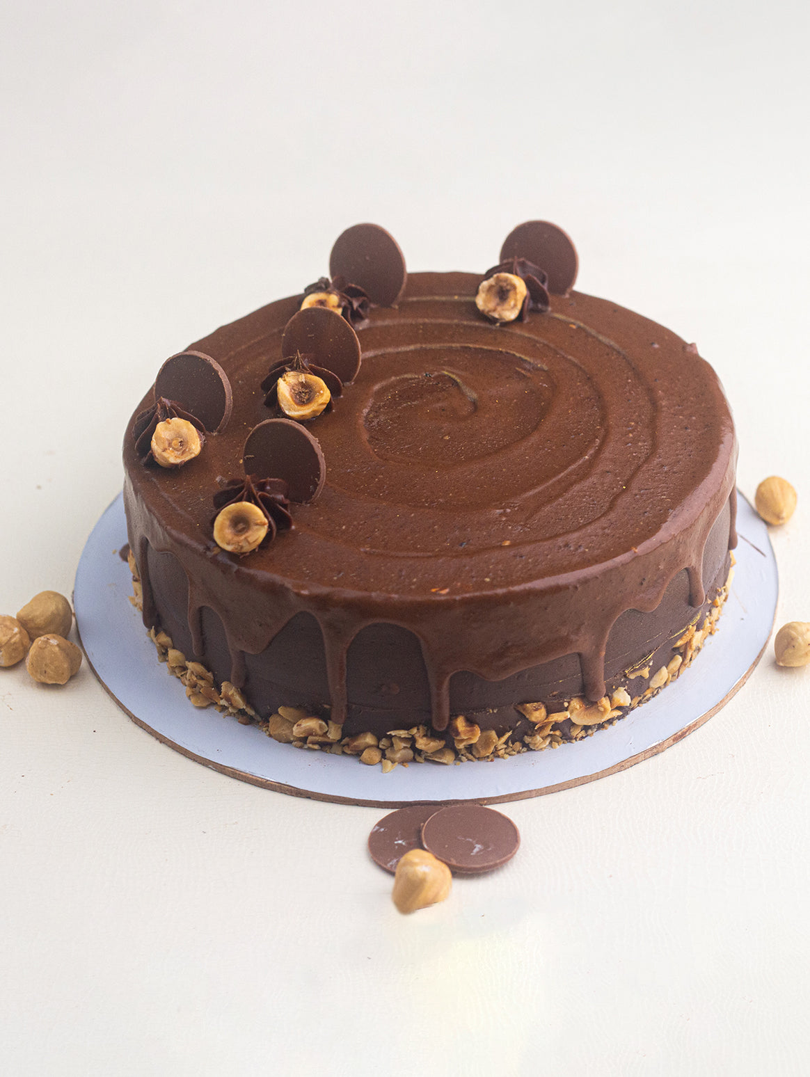 Belgian Chocolate Nutella Hazelnut Cake