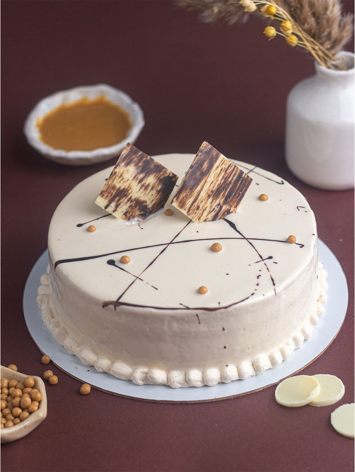 Salted Caramel Cream Cheese Cake